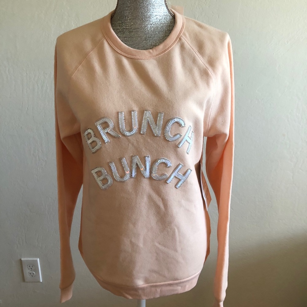 Bow & Drape Womens Brunch Bunch Sweatshirt blush - Picture 2 of 7